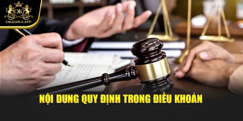 Nội dung quy định trong điều khoản